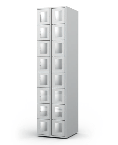 Glass column with 8 double compartments CL16DW
