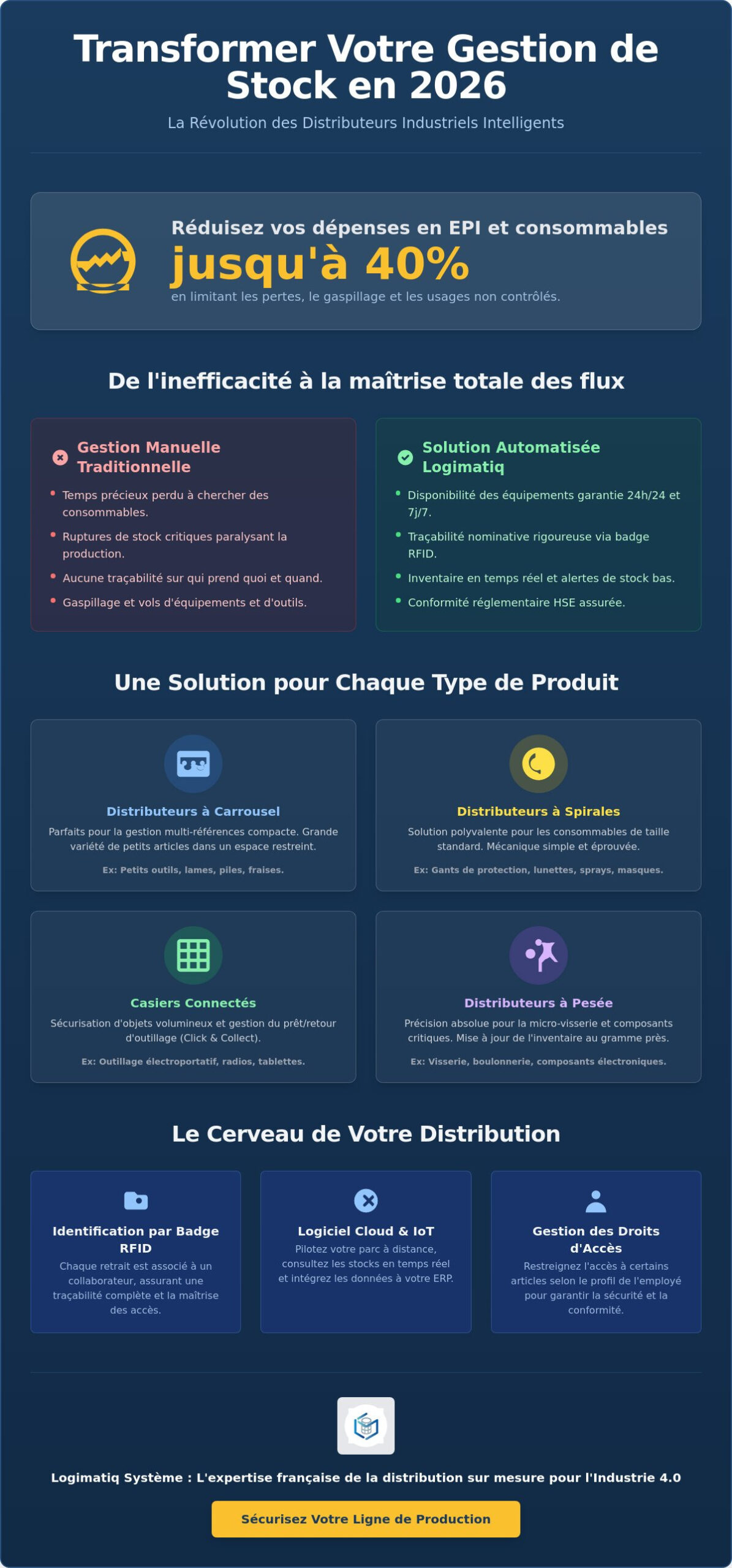 Machine de distribution industrielle : Le guide complet pour optimiser vos stocks en 2026