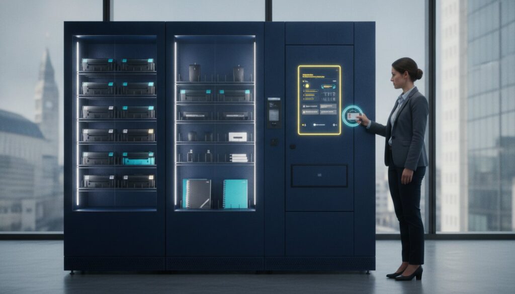 Distributeur automatique de fournitures de bureau : Le guide complet pour optimiser votre logistique interne en 2026