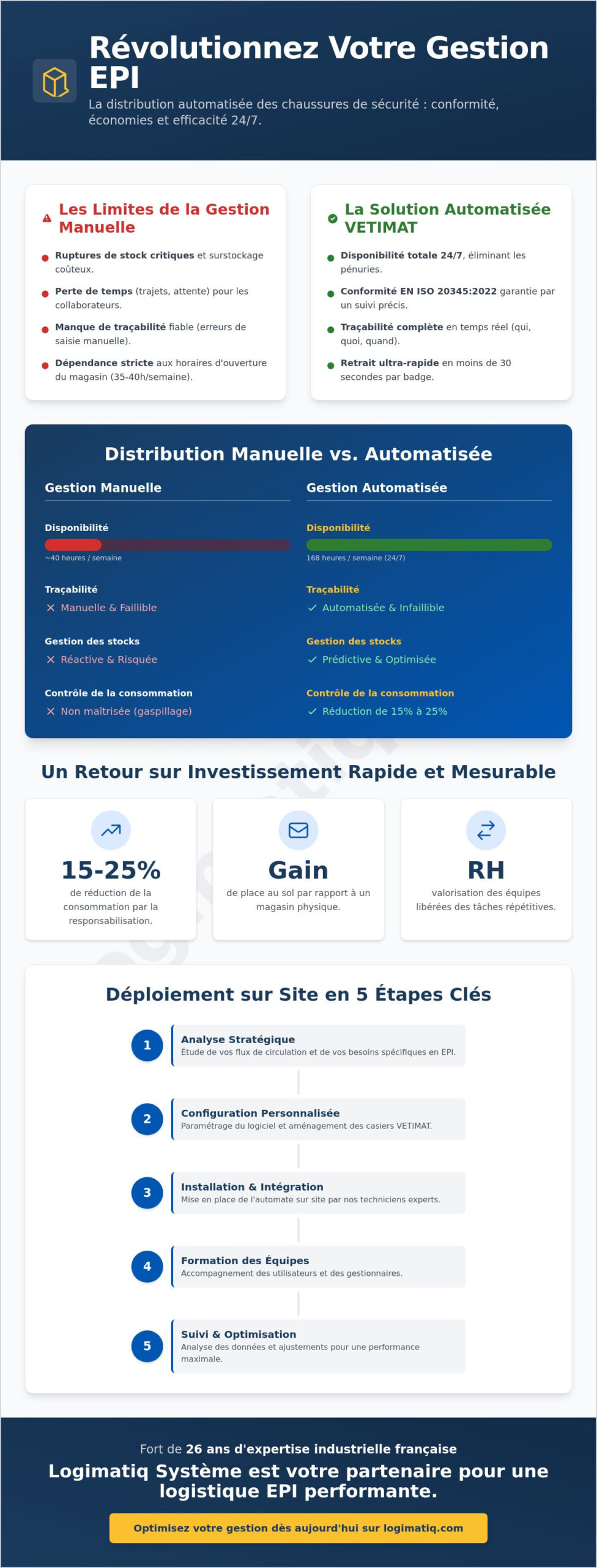 Comment mettre en place un distributeur de chaussures de sécurité automatique en 2026 ?