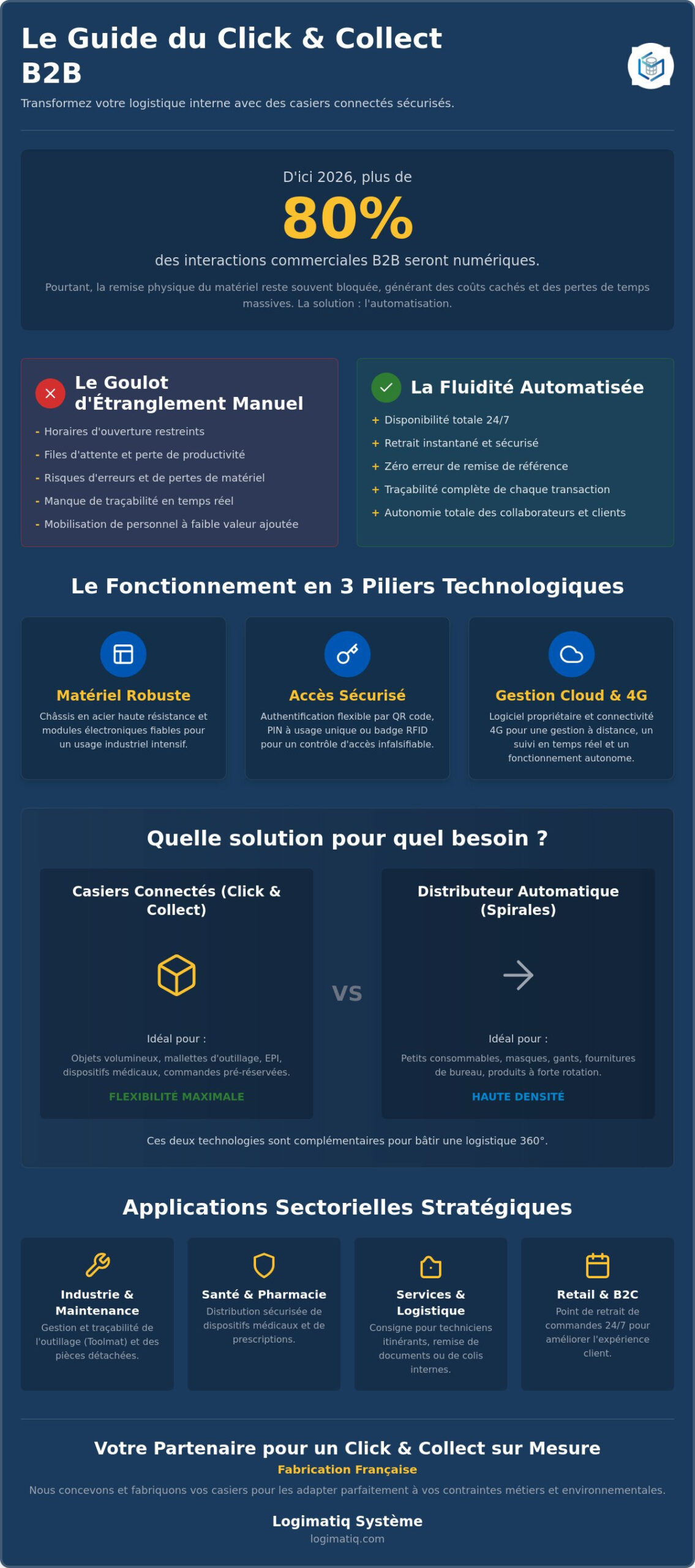 Solution Click and Collect B2B : Le Guide Complet de l'Automatisation Logistique en 2026